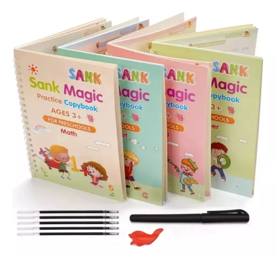 Sank Magic Books®️📔 - Libros de Caligrafía ✒️ Kit x4