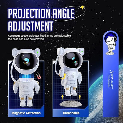 Lámpara Led Proyector Nebulosa 🚀 - Astronauta 👨‍🚀