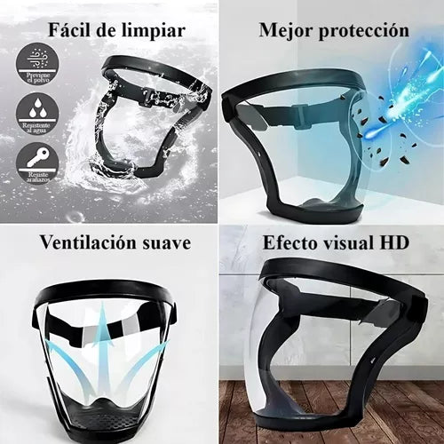 Máscara de Protección Facial ShieldView®️ 👷‍♂️👩‍🏭